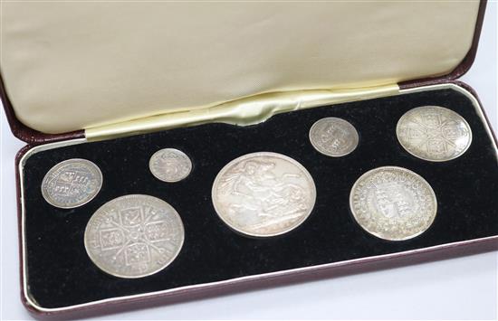 A Victorian 1887 Jubilee Specimen coin set